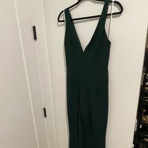 V-Neck Sleeveless Jumpsuit